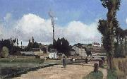 Camille Pissarro Banks of the Oise at Pontoise oil painting on canvas